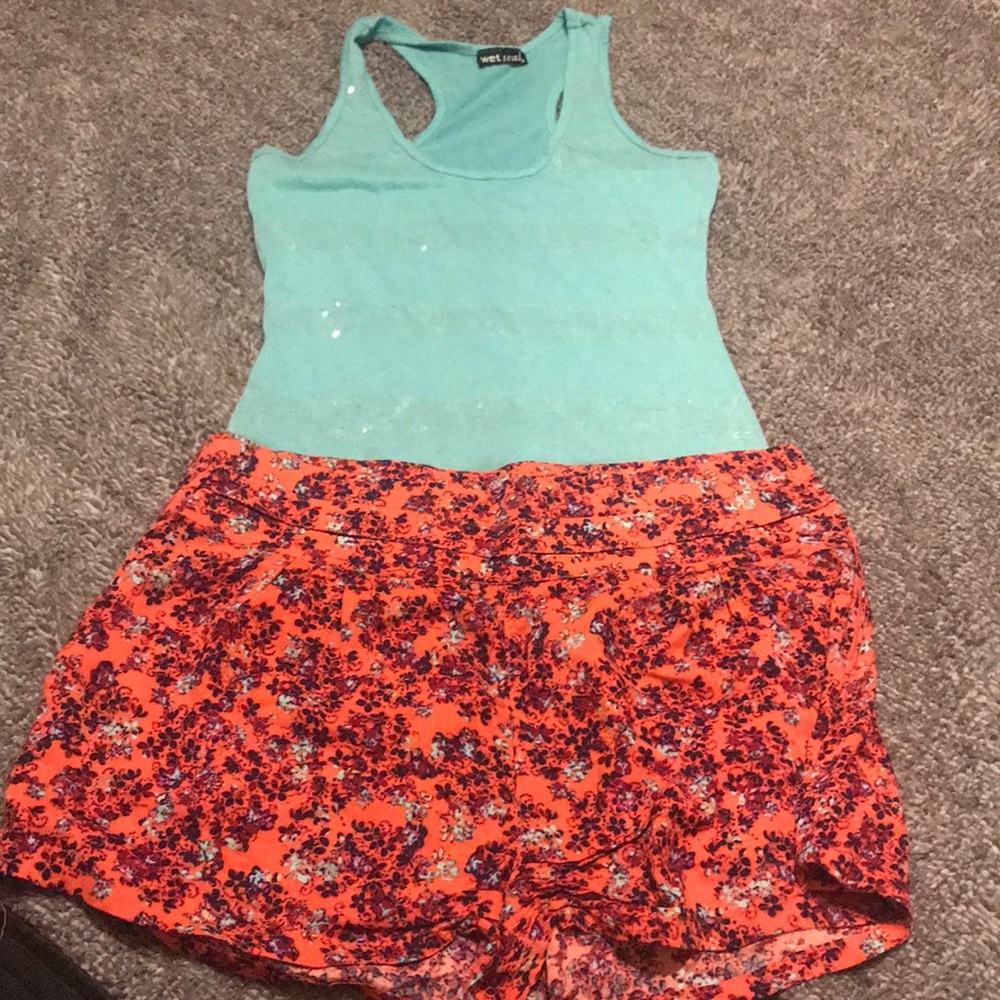 Shorts and tank top